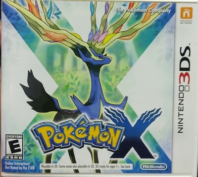 SJ6 Pokemon X Nintendo 3DS Usado Completo