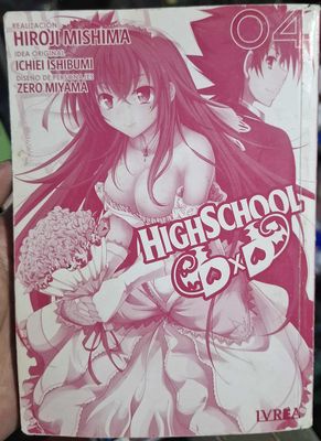 SHX2 Highschool DXD Manga Volumen 4 Espanol Ivrea