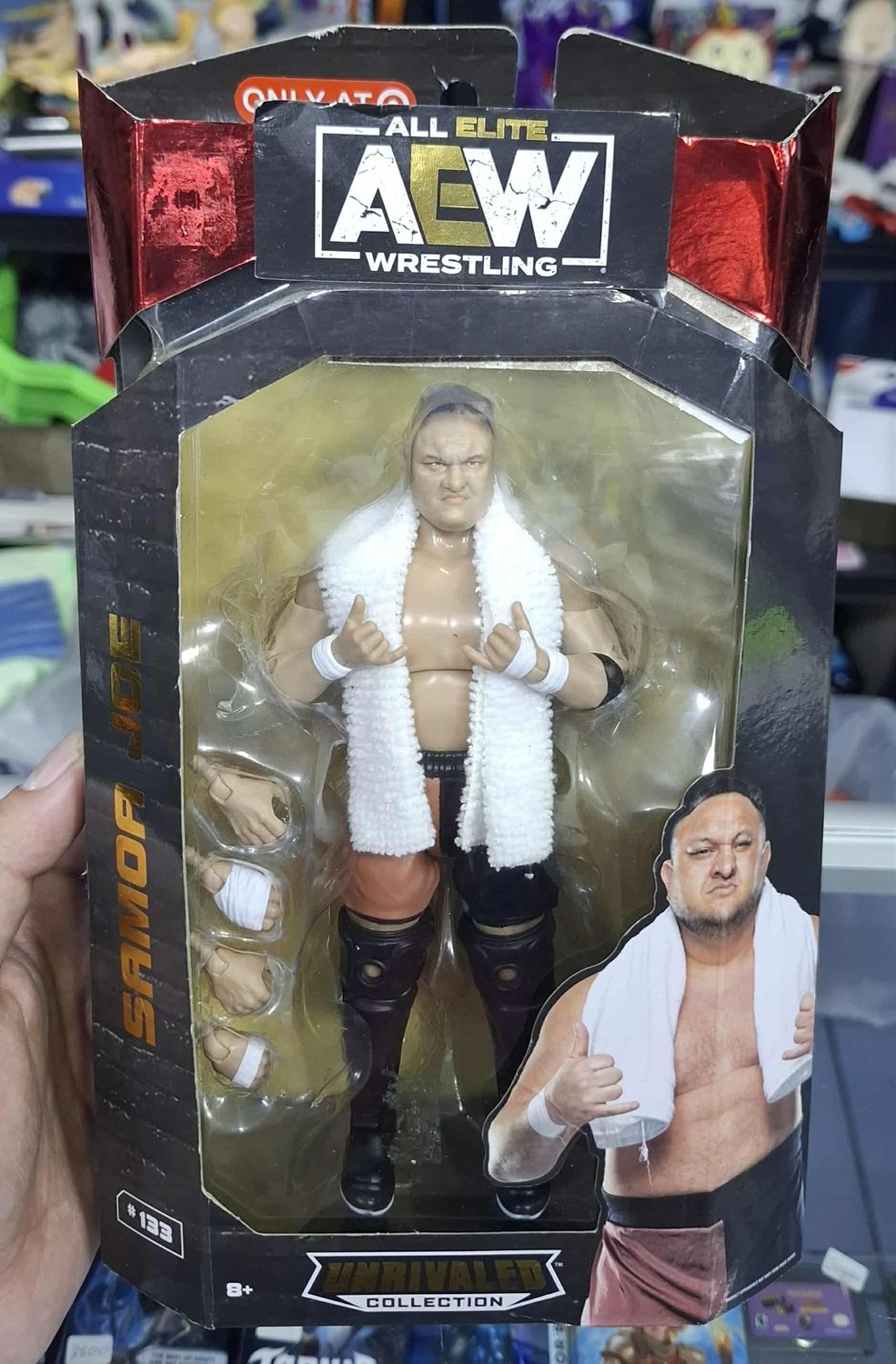 SJ2 Samoa Joe Figura Luchador AEW Wrestling