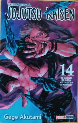 SH1 Jujutsu Kaisen Manga Volumen 14 Espanol Panini Gege Akutami