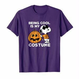 SH16 Snoopy Camisa Talla S Being Cool is my Costume Original Peanuts Joe Cool