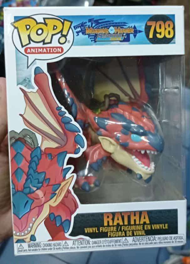 SJ3 Ratha Figura Funko Pop 798 Monster Hunter Figura
