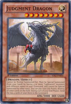SJ Judgment Dragon - SDLI-EN004 - Common 1st Edition Structure Deck: Realm of Light 1st Edition Singles