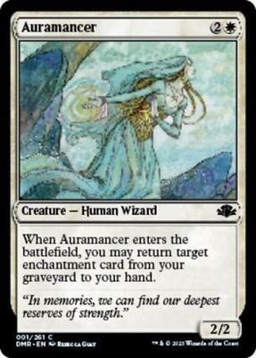 SJ Auramancer 001/261 Dominaria Remastered Singles