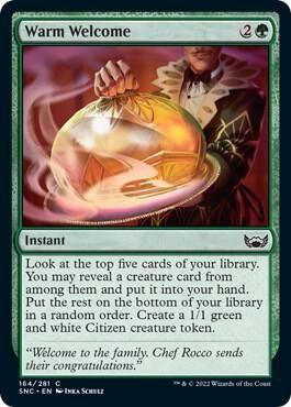 SJ Warm Welcome 164/281 - Streets of New Capenna (Foil)