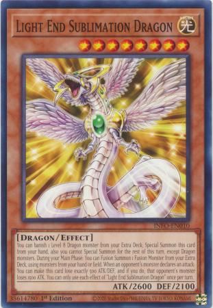 SJ Light End Sublimation Dragon - INFO-EN010 - Common 1st Edition The Infinite Forbidden 1st Edition Singles