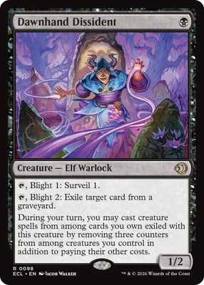 SJ Dawnhand Dissident - Lorwyn Eclipsed (ECL) Lorwyn Eclipsed Foil