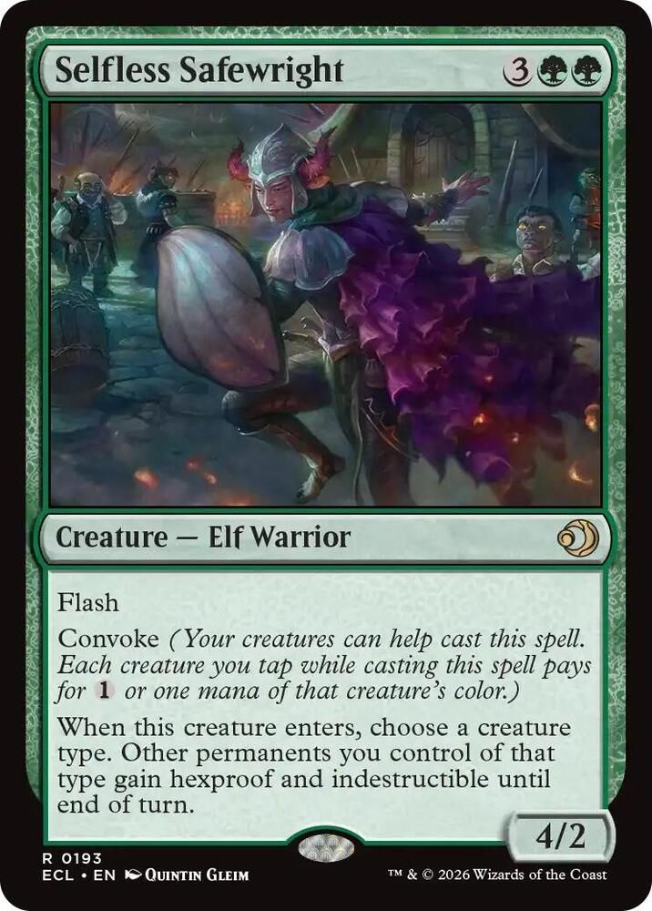 SJ Selfless Safewright - Lorwyn Eclipsed (ECL) Lorwyn Eclipsed