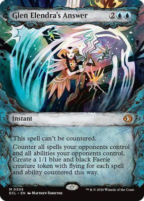 SJ Glen Elendra's Answer (Showcase) - Lorwyn Eclipsed (ECL) Lorwyn Eclipsed