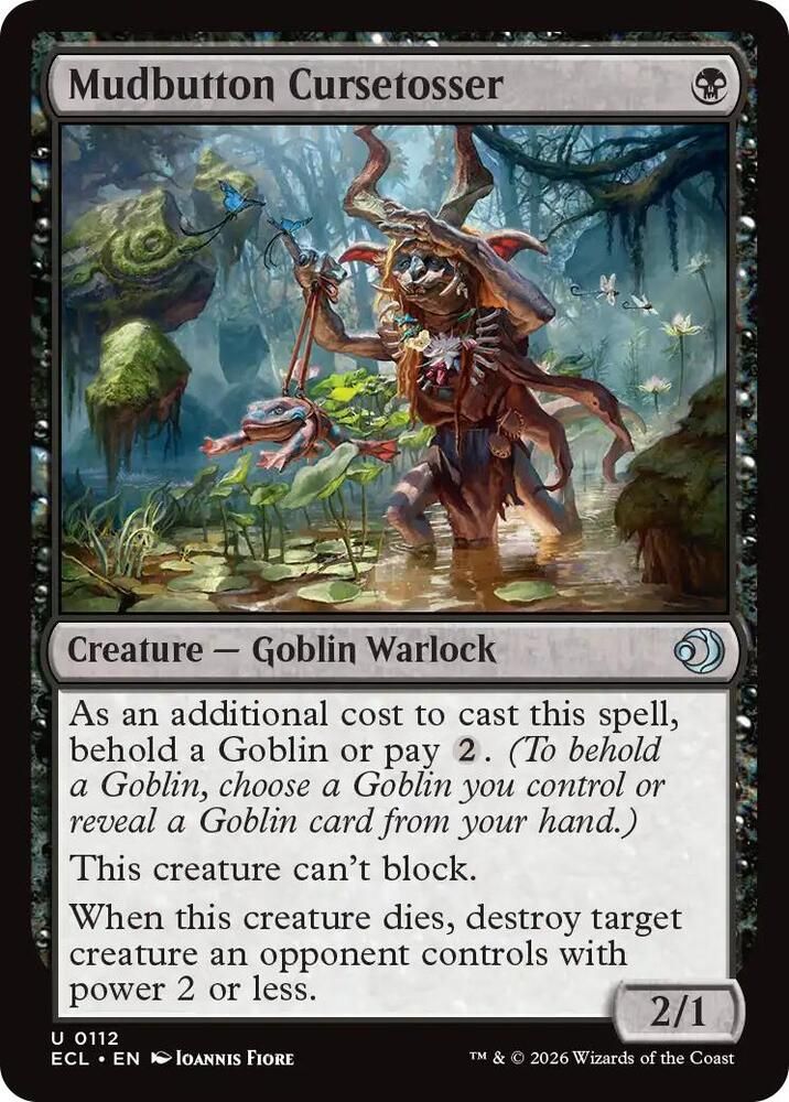 SJ Mudbutton Cursetosser - Lorwyn Eclipsed (ECL) Lorwyn Eclipsed
