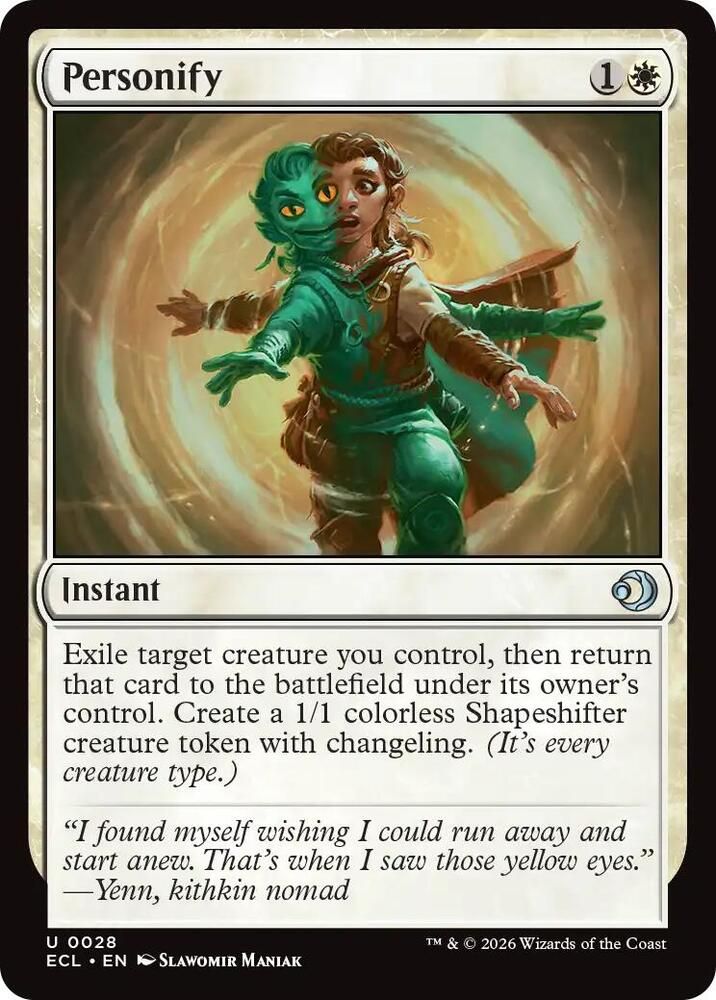SJ Personify - Lorwyn Eclipsed (ECL) Lorwyn Eclipsed