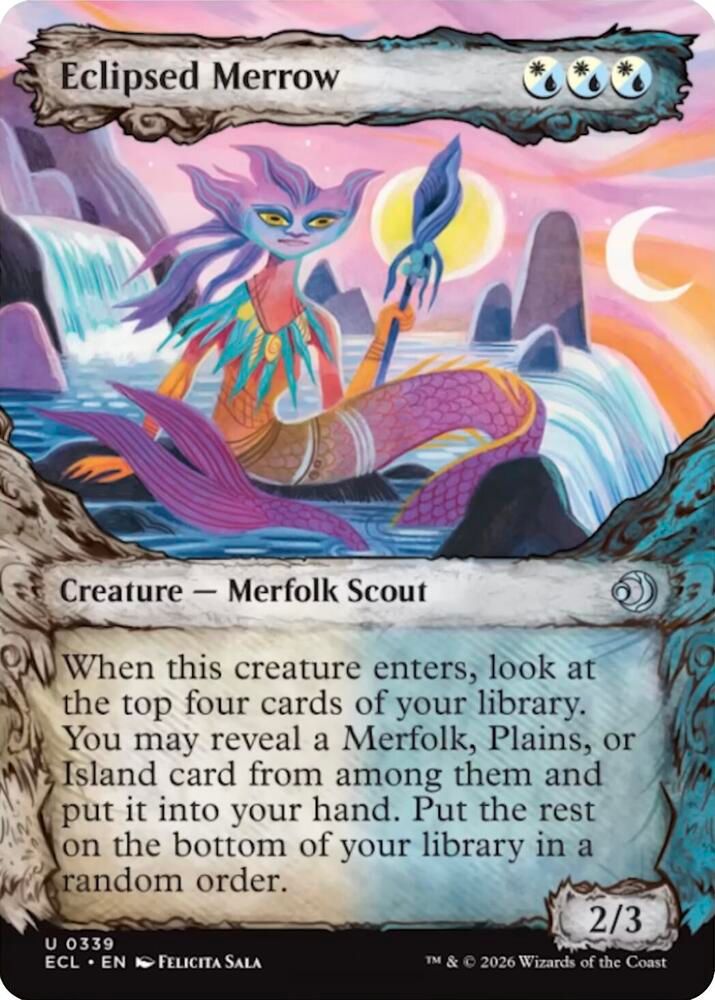 SJ Eclipsed Merrow (Showcase) - Lorwyn Eclipsed (ECL) Lorwyn Eclipsed