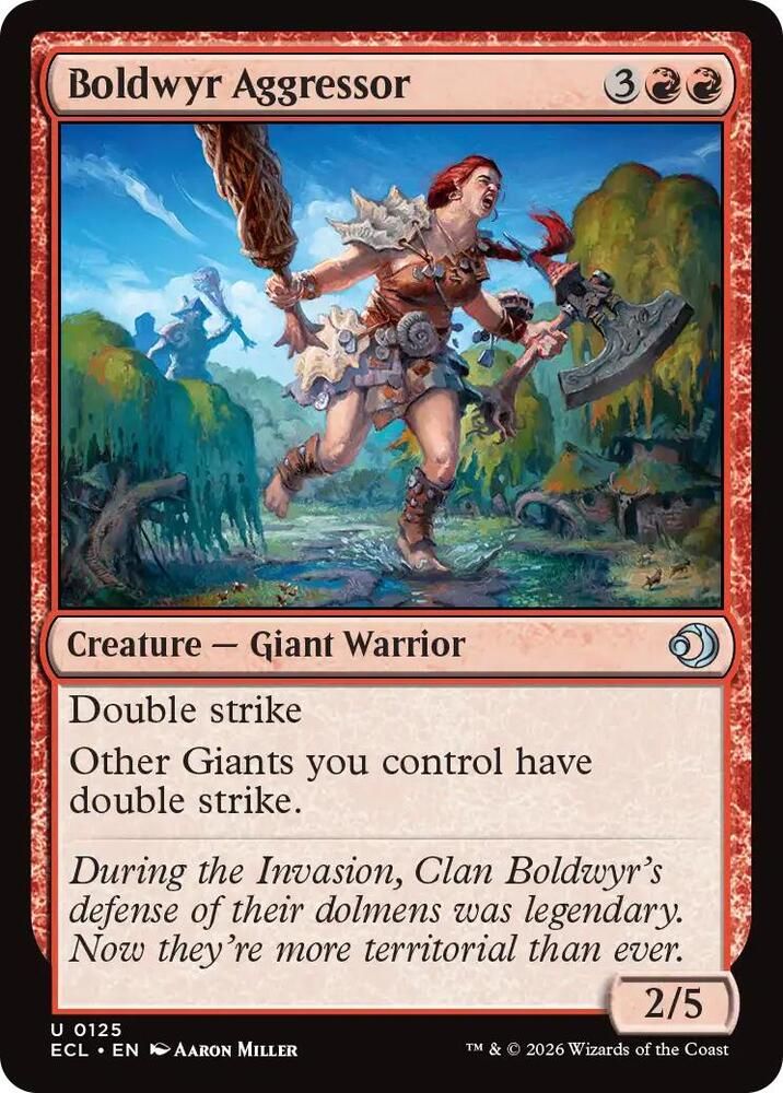 SJ Boldwyr Aggressor - Lorwyn Eclipsed (ECL) Lorwyn Eclipsed