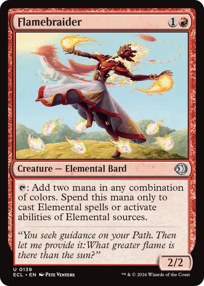 SJ Flamebraider - Lorwyn Eclipsed (ECL) Lorwyn Eclipsed