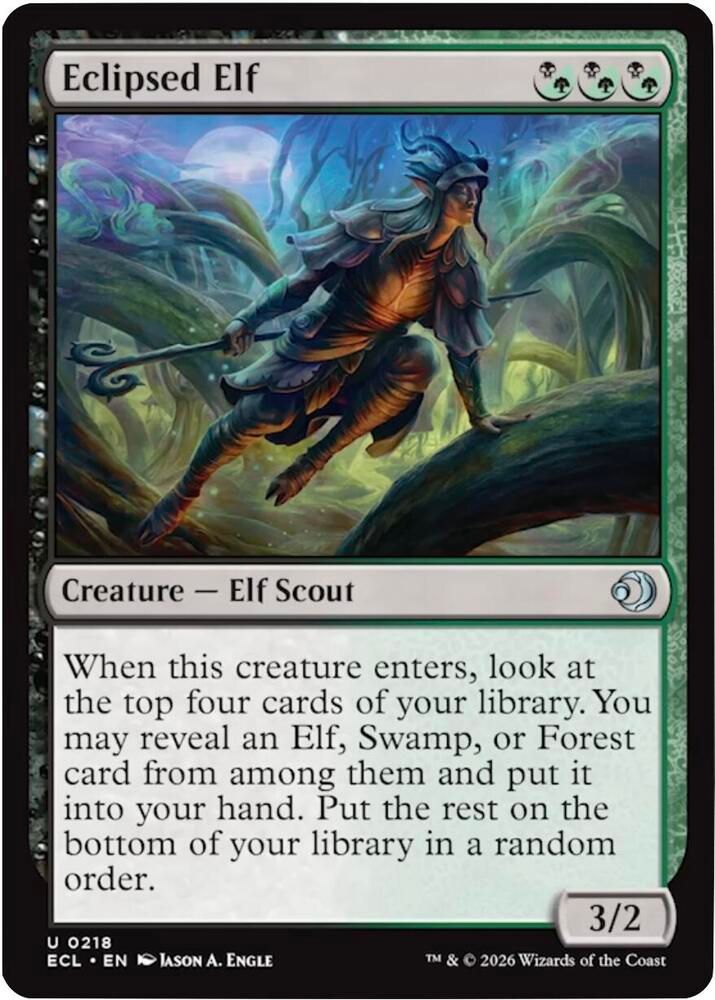 SJ Eclipsed Elf - Lorwyn Eclipsed (ECL) Lorwyn Eclipsed