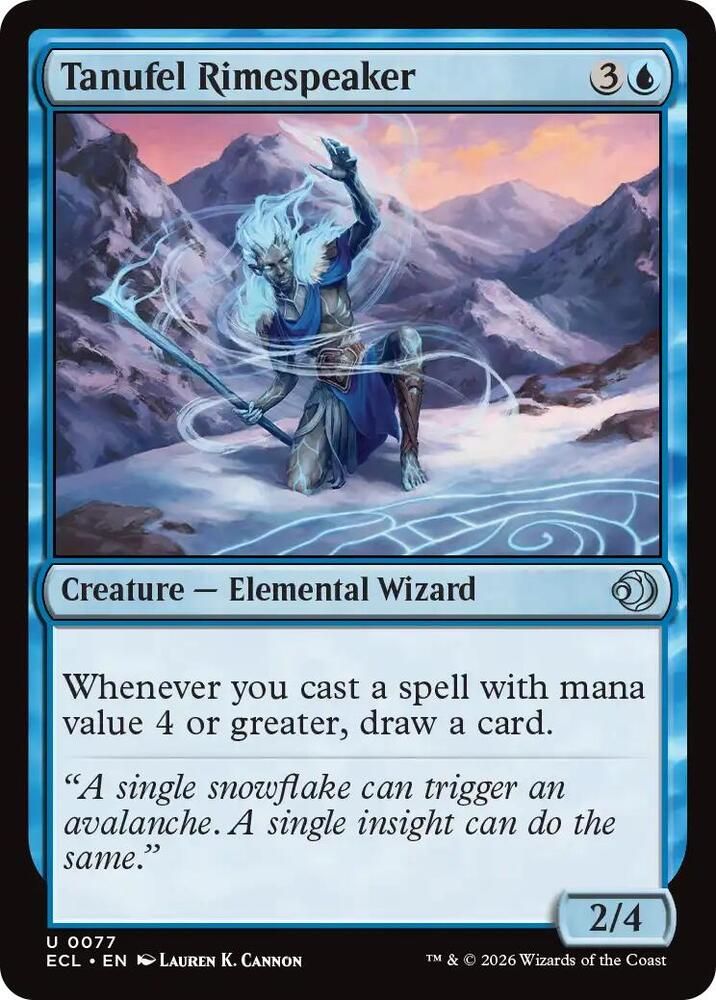 SJ Tanufel Rimespeaker - Lorwyn Eclipsed (ECL) Lorwyn Eclipsed