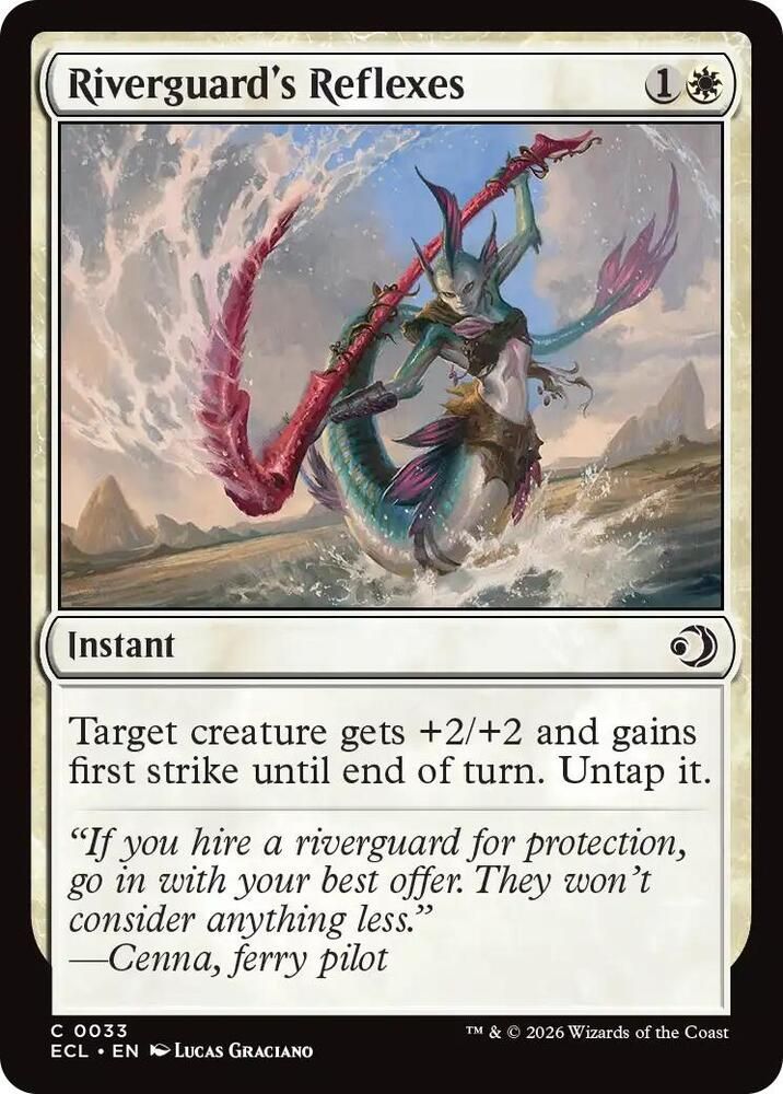 SJ Riverguard's Reflexes - Lorwyn Eclipsed (ECL) Lorwyn Eclipsed