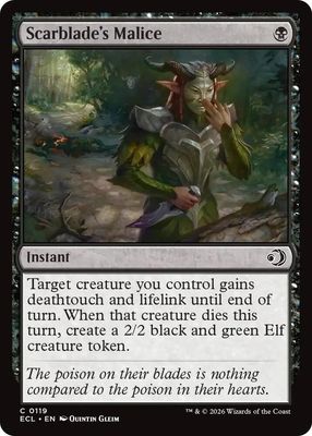 SJ Scarblade's Malice - Lorwyn Eclipsed (ECL) Lorwyn Eclipsed