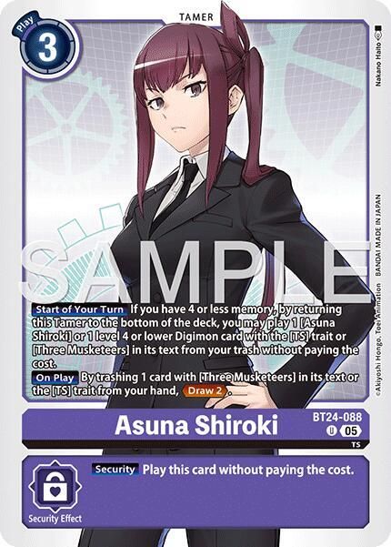 SJ Asuna Shiroki - Time Stranger (BT-24) Time Stranger