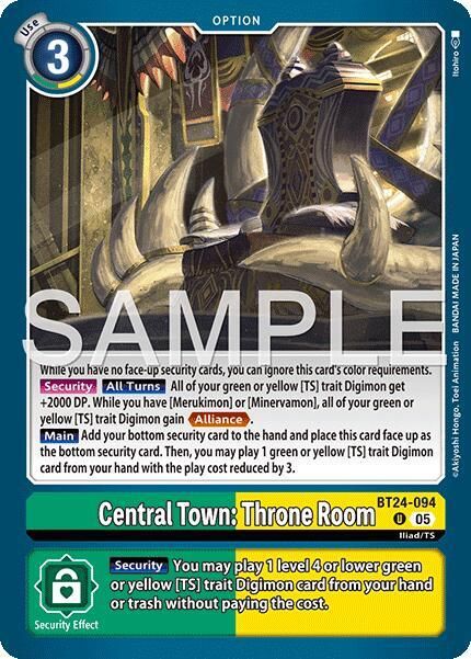 SJ Central Town: Throne Room - Time Stranger (BT-24) Time Stranger