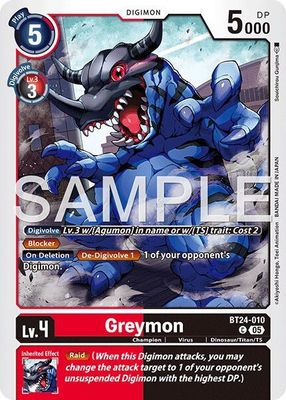 SJ Greymon - Time Stranger (BT-24) Time Stranger