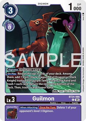 SJ Guilmon - Time Stranger (BT-24) Time Stranger
