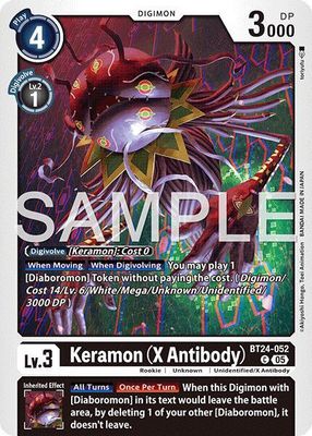 SJ Keramon (X Antibody) - Time Stranger (BT-24) Time Stranger