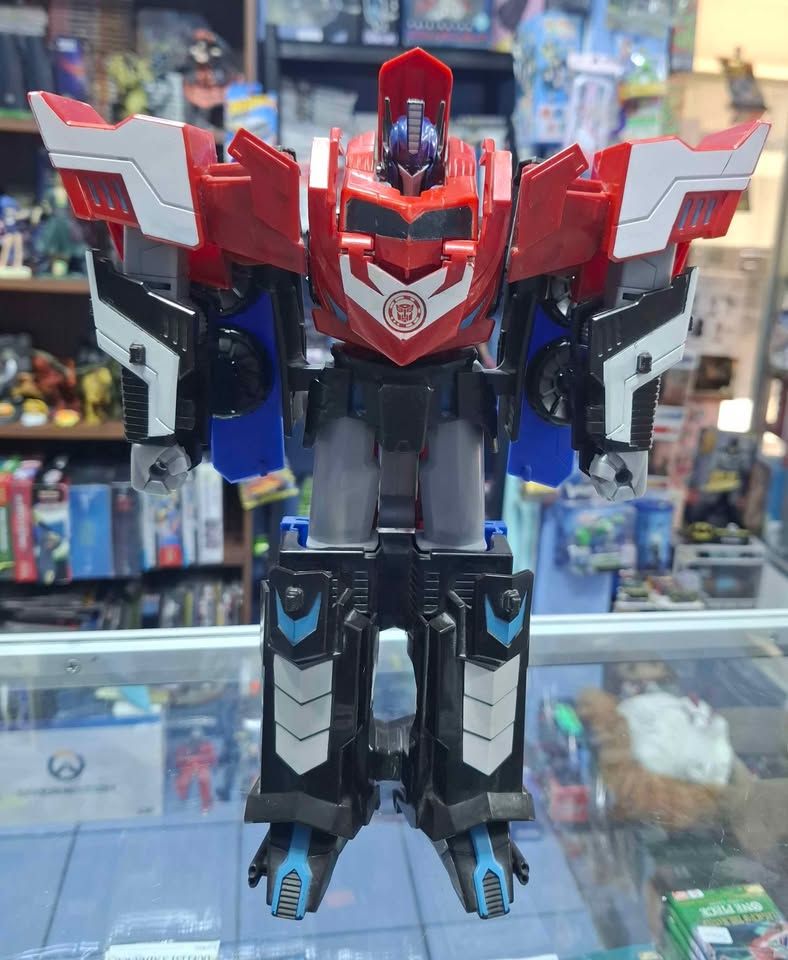 SJ Mega Optimus Prime Transformers Figura Pulgadas Hasbro