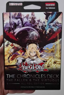 SJ1 Yugioh The Chronicles Deck The Fallen and the Virtous Nuevo Sellado
