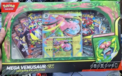 SJ Mega Venusaur ex Premium Collection Pokemon TCG Nuevo Sellado Espanol
