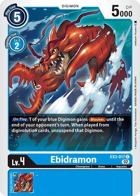 SJ Ebidramon - Draconic Roar (EX03) Draconic Roar
