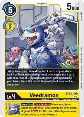 SJ Veedramon - Draconic Roar (EX03) Draconic Roar