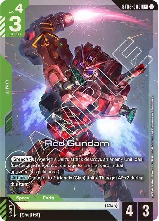 SJ Red Gundam - Starter Deck 06: Clan Unity (ST06) Starter Deck 06: Clan Unity