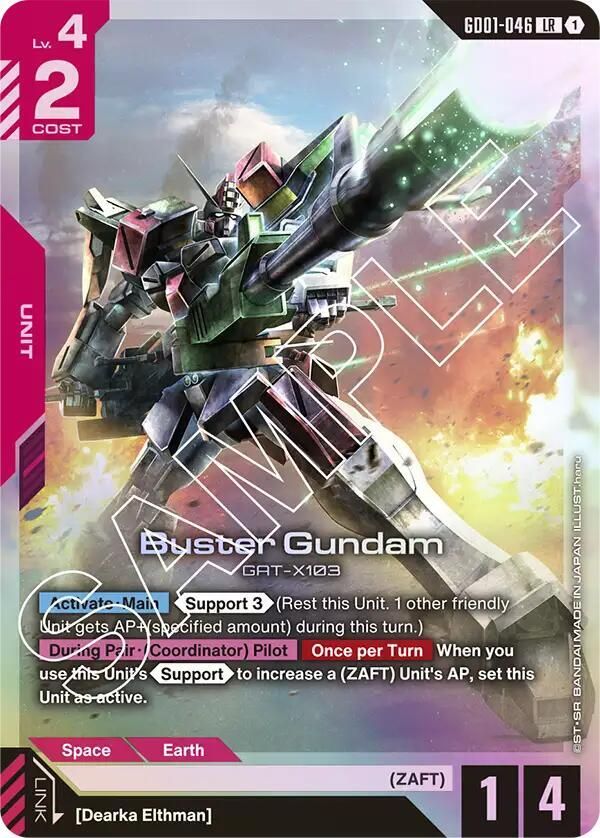 SJ Buster Gundam - Newtype Rising (GD01) Newtype Rising LR