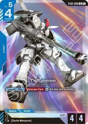 SJ Tallgeese - Starter Deck 02: Wings of Advance (ST02) Starter Deck 02: Wings of Advance LR