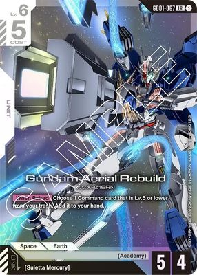 SJ Gundam Aerial Rebuild - Newtype Rising (GD01) Newtype Rising LR