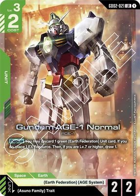 SJ Gundam AGE-1 Normal - Dual Impact (GD02) Dual Impact LR