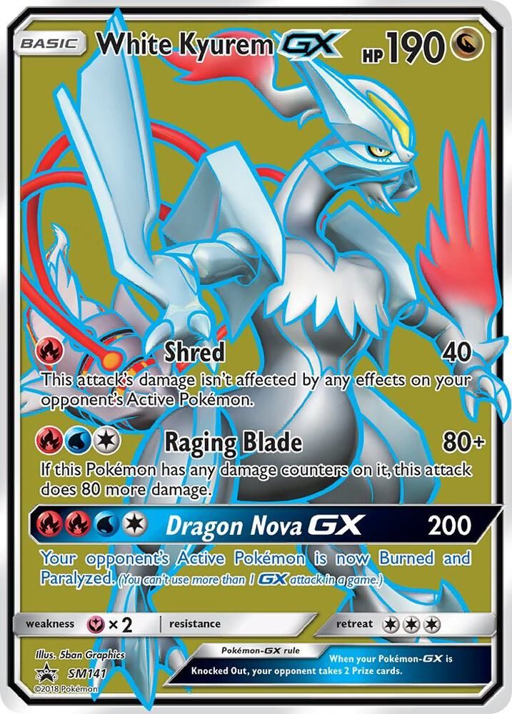 SJ White Kyurem GX - SM141 - SM Promos (SMP) SM Promos