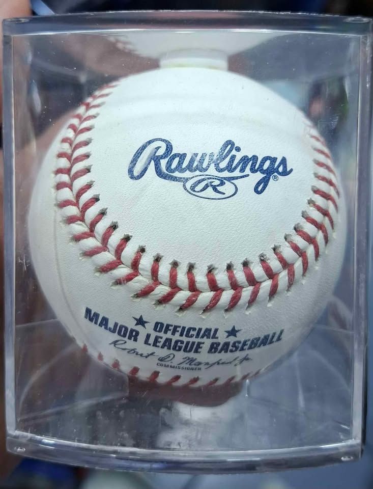 SJ1 Official Major League MLB Baseball Bola Oficial Con Protector