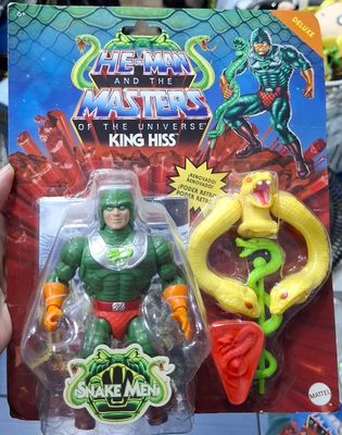 SJ Snake Man King Hiss Figura He Man Masters of the Universe