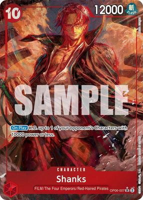 SJ Shanks (Alternate Art) - Wings of the Captain (OP06) Wings of the Captain