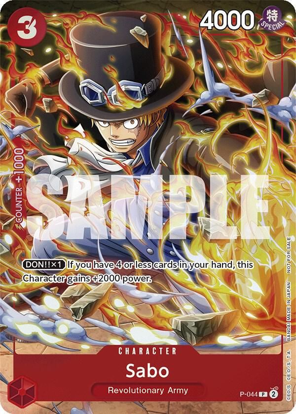 SJ Sabo (Event Pack Vol. 4) - One Piece Promotion Cards (OP-PR) One Piece Promotion Cards