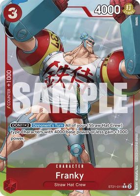 SJ Franky (Parallel) - Starter Deck EX: Gear 5 (ST21) Starter Deck EX: Gear 5