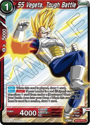 SJ SS Vegeta, Tough Battle - Perfect Combination (BT23) Perfect Combination Foil