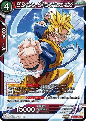 SJ SS Son Gohan, Self-Taught Combo Attack - Perfect Combination (BT23) Perfect Combination Foil