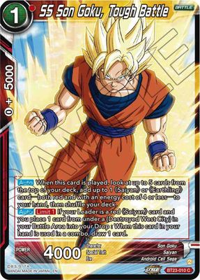 SJ SS Son Goku, Tough Battle - Perfect Combination (BT23) Perfect Combination Foil