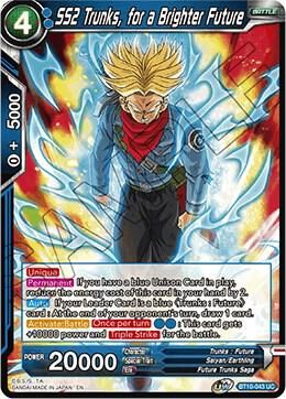 SJ SS2 Trunks, for a Brighter Future - Rise of the Unison Warrior (DBS-B10) Rise of the Unison Warrior Foil