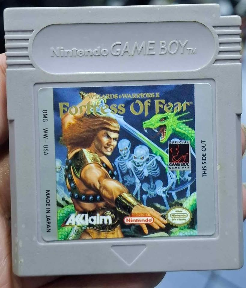 SJ Fortress of Fear Nintendo Game Boy Cartucho