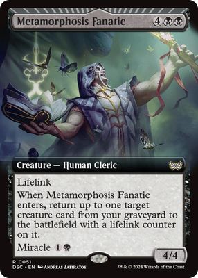 SJ Metamorphosis Fanatic (Extended Art) - Commander: Duskmourn: House of Horror (DSC) Commander: Duskmourn: House of Horror