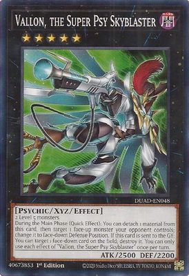 SJ Vallon, the Super Psy Skyblaster - Duelist's Advance (DUAD) Duelist's Advance